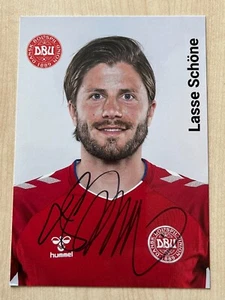 Autograph LASSE SCHÖNE-National Team DENMARK-DBU-Ex-NEC-Ajax-Genoa-Heerenveen-AK - Picture 1 of 2