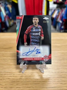 Lorenzo Insigne 2024 Topps Chrome MLS Black Refractor Auto Autograph #3/10 - Bild 1 von 2