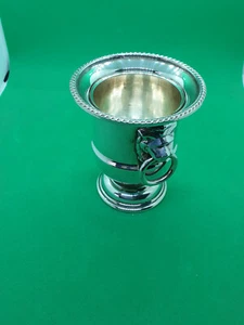 Versilberter Miniatur-Weinkühler von Viners Sheffield Vintage c1970 - Bild 1 von 14