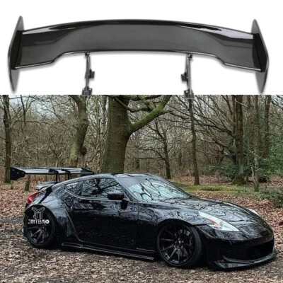 Spoiler traseiro 46" asa corrida estilo GT asa brilho preto para Nissan 350Z 370Z - Imagem 1 de 4