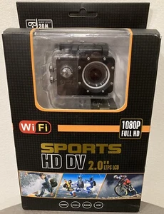 SPORTS HD DV Action Camera WiFi 2.0 LCD Screen Full HD 1080P Waterproof NEW - Picture 1 of 3