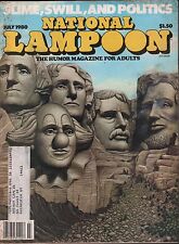 National Lampoon July 1980 Politics Issue w/ML EX 122915DBE