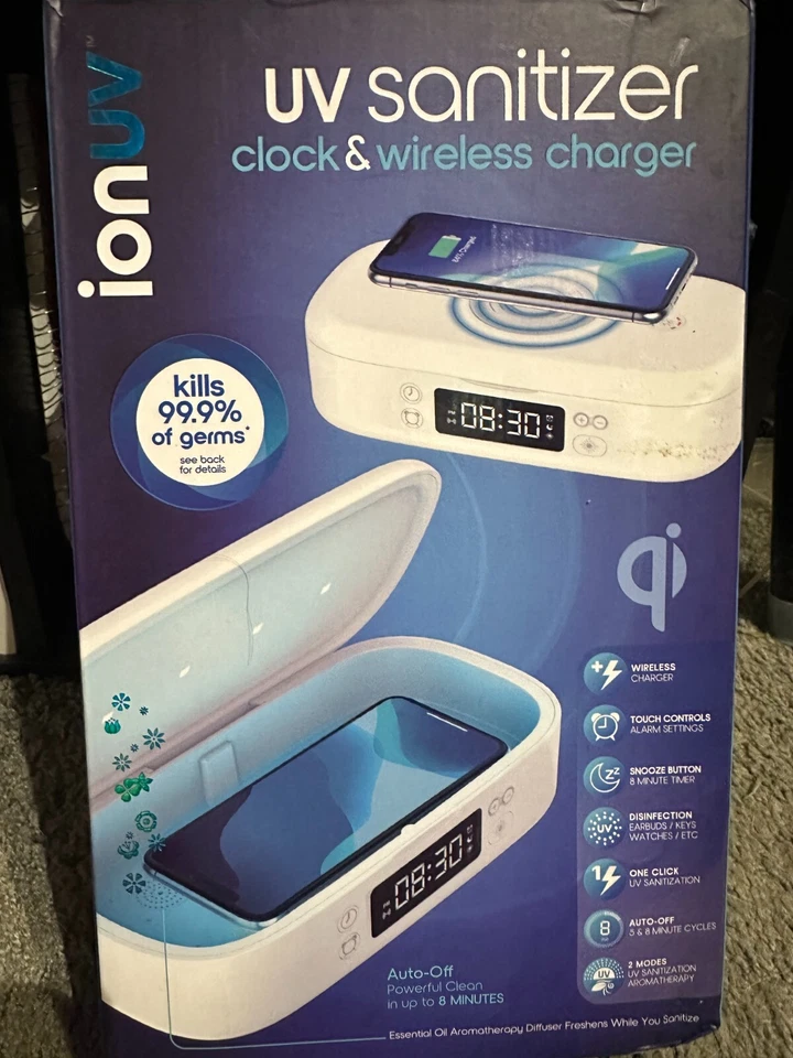 desinfectante uv con carga inalámbrica Foto 1 de 2