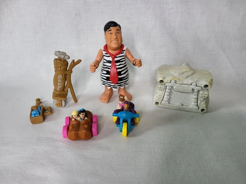 Lot of Flintstone toys... Big Shot Fred and McDonalds Cover