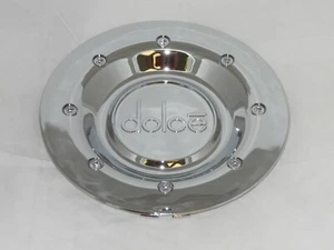 DOLCE DC-12 N516-22-CAP LG0501-23 CHROME WHEEL RIM CENTER CAP - Picture 1 of 3