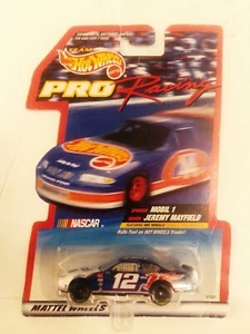 Hot Wheels 1998 NASCAR Pro Racing #12 Jeremy Mayfield Mobil 1 Ford Taurus MOC - Picture 1 of 2