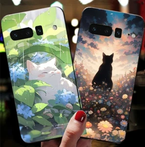 Cute Cat Pet Chat Animal Coque Cover Case For Google Pixel 8 Pro 8A Pixel 7 7A - Photo 1 sur 6