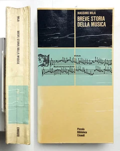 Massimo Mila Kurze Musikgeschichte Einaudi 1963 - Bild 1 von 1