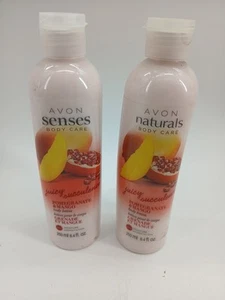 (Lot Of 2) Avon Senses Pomegranate & Mango Body Lotion Sealed Discontinued - Picture 1 of 8