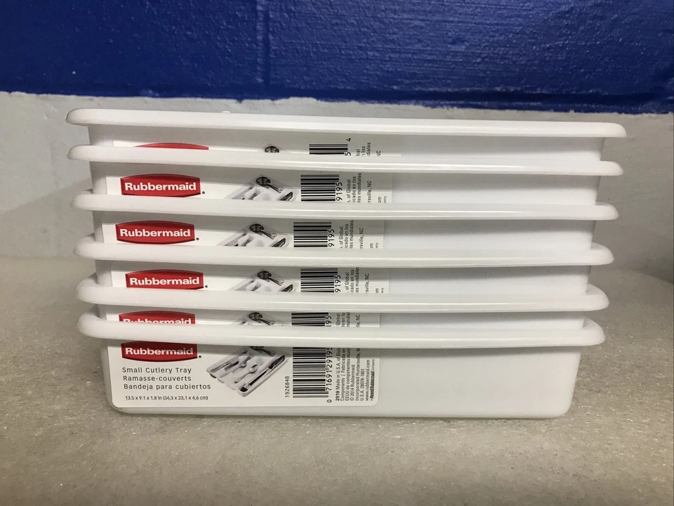 Rubbermaid Cutlery Tray Small White Fg2919rdwht 1