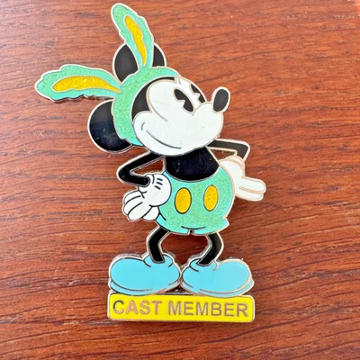 Cast Member Lanyard Bolo Pie-Eyed Mickey Easter Bunny - Image 1 of 2