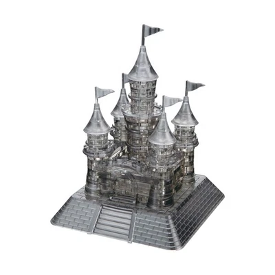 Nuevo - Rompecabezas de cristal 3D BePuzzled - Castillo (negro): 104 piezas - Edades 12+ Foto 1 de 4