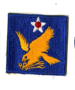2nd Air Force White Back Patch WWII Vintage Pacific Coast - Picture 1 of 2