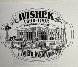 Wishek North Dakota Ethnic cookbook VTG ND Germans from Russia Kuchen Kneophla - Picture 1 of 24