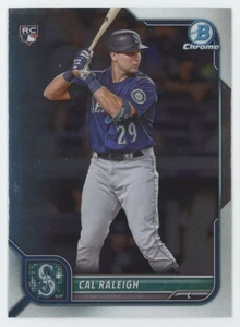 Bowman Chrome Cal Raleigh 2022 novato Seattle Mariners #51 B C24 - Imagen 1 de 2