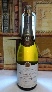 Champagne Dry Monopole Heidsieck Brut 78cl 12% Anni 70 Imp. Ferraretto (86.2025) - Imagen 1 de 8