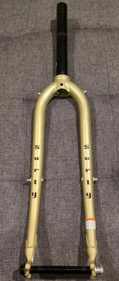 Horquilla especial Surly Midnight 12x100 mm 1-1/8" dirección recta 225 mm Foto 1 de 4