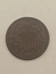 1866 United States 2 cent piece - Picture 1 of 6