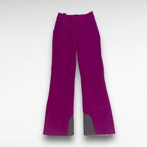 Pantalones impermeables Salomon Ski Clima Pro Storm snowboard magenta para mujer talla 4 usados en excelente estado - Imagen 1 de 12