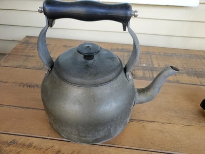 Vintage Calphalon Commercial Aluminum 2 Qt Tea Pot/ Kettle with Lid  - Image 1 of 4