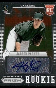 2012 Panini Prizm Rookie Autographs #RJP Jarrod Parker Auto - BB - Picture 1 of 2