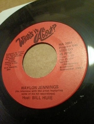 Waylon Jennings / Roy Clark ‎– What's It All About?   7"  NM - Image 1 of 4
