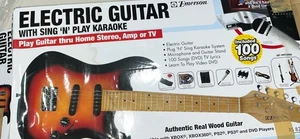 NUEVA Guitarra Eléctrica Emerson con Micrófono Sing n Play Karaoke Boom - Imagen 1 de 4