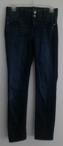Nine West Damen Slim Straight Blau Denim Elastische Taille Jeans Größe 4 - Bild 1 von 14