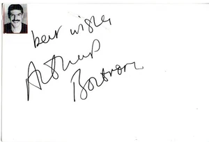Arthur Bostrom ALLO ALLO actor Signed Card Autographed - Picture 1 of 1