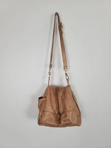 Victoria Leather Co. Echtleder Handtasche Vintage Gumdrop Droplet Schultertasche  - Bild 1 von 9