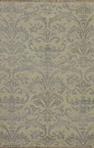 Damask Design Handmade Art Deco Living Room Rug 5x7 ft Oriental Carpet - Picture 1 of 12
