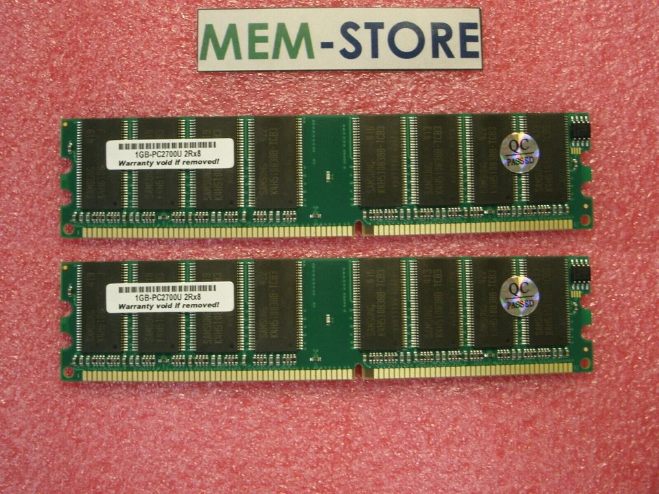 2GB 2x1GB DDR 333MHz UDIMM CT2KIT12864Z335 Compatible Replacement Memory - Image 1 of 1
