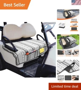 Stylish Universal Golf Cart Seat Cover - Cushioned with 4 Pockets for Gear - Picture 1 of 9