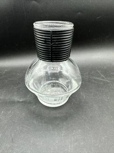 Vintage McKee Pat 7 Hottle Glasbake Carafe Bottle Insulated Glass - Picture 1 of 4