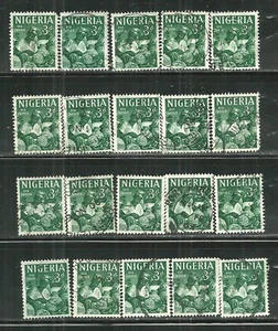 NIGERIA 105 USED OYO CARVER WHOLESALE LOT OF 20 SCV 6.00 #2 - Picture 1 of 1