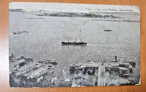 Postkarte - Spike Island und Hafen, Queenstown - Bild 1 von 2