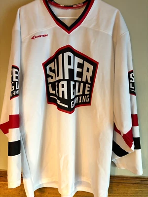Camiseta deportiva de hockey para videojuegos EASTON Super League para hombre talla L grande Foto 1 de 4