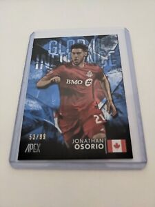 Jonathan Osorio TFC Canada 2016 Topps MLS Apex Soccer Global Influence #53/99