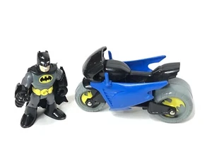 Figura Motocicleta Batman IMAGINEXT DC SUPER FRIENDS FISHER PRICE 3" - Imagen 1 de 2