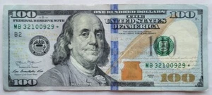 2013 * One Hundred Dollars $100 *Star Note Federal Reserve Paper Money - Picture 1 of 2
