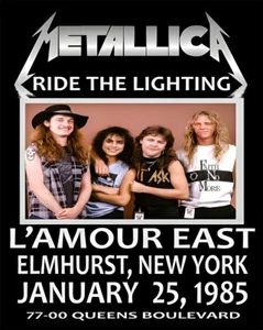 Metallica Ride the Lightning Poster - 1985 Wall Art - 12X16/16X20/18X24/24X36 - Picture 1 of 11