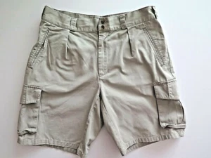 GANT Herren plissiert Cargo Chino Bermuda Shorts Größe M-W32 Top Zustand - Bild 1 von 5