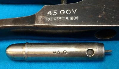Herramienta de recarga vintage, 45-70 o 45 GOV, herramienta Winchester 1880, ¡azul original! Foto 1 de 4