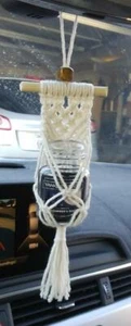 Auto Lufterfrischer Makramee Halter - HANDARBEIT - Yankee Candle INKLUSIVE!!!! - Bild 1 von 3