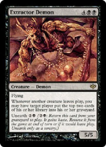 EXTRACTOR DEMON Conflux MTG Magic the Gathering Cards DJMagic - Image 1 of 1