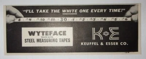 1947 Wyteface Measuring Tapes Advertisement Keuffel & Esser Co. - Picture 1 of 1