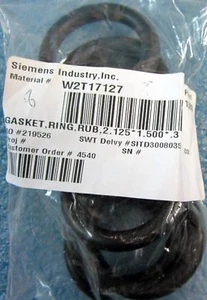 SIEMENS / WALLACE AND TIERNAN W2T17127 RUBBER RINGS GASKETS 2.125" QTY 8 NEW - Picture 1 of 2