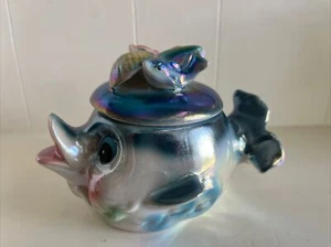 Vintage 1950-60 Fisch China Glas Lusterware automorph - Bild 1 von 8