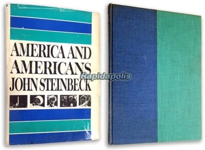 AMERICA AND AMERICANS JOHN STEINBECK 1966 Hardcover with 150+ photos and DJ Foto 1 de 4