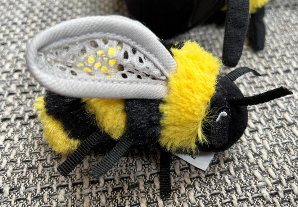 IKEA SKOGSDUVA Stoffspielzeug Mini-Hummel schwarz gelb 8 cm 505.769.24 NEU Etike